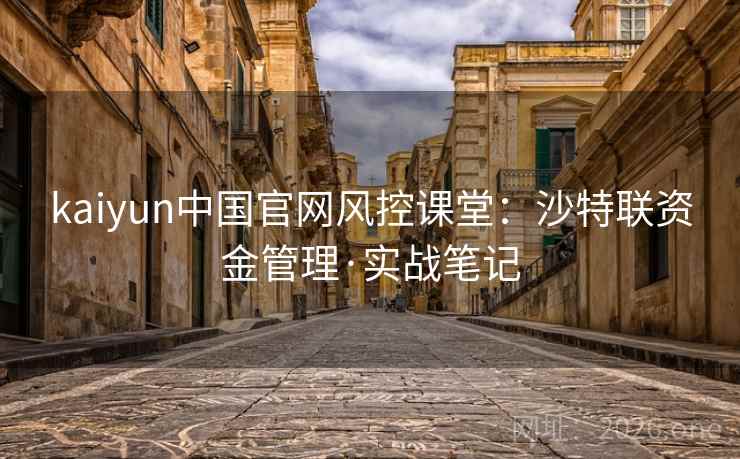 kaiyun中国官网风控课堂：沙特联资金管理·实战笔记  第2张