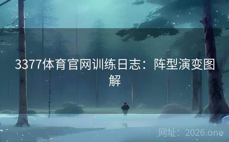 3377体育官网训练日志:阵型演变图解  第2张 3377体育官网训练日志:阵型演变图解  第2张
