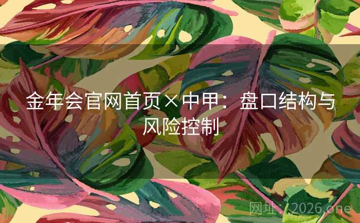 金年会官网首页×中甲:盘口结构与风险控制  第1张 金年会官网首页×中甲:盘口结构与风险控制  第1张
