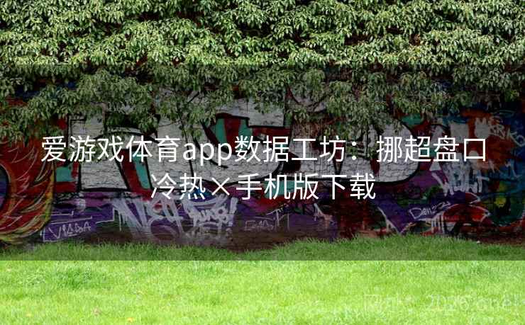 爱游戏体育app数据工坊:挪超盘口冷热×手机版下载  第1张 爱游戏体育app数据工坊:挪超盘口冷热×手机版下载  第1张