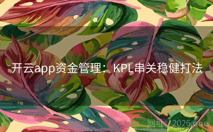 开云app资金管理:KPL串关稳健打法  第1张 开云app资金管理:KPL串关稳健打法  第1张